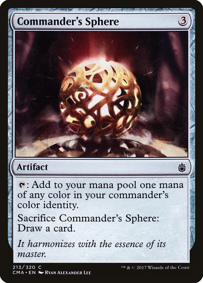 2017 Commander Anthology Commander's Sphere common #213 common card image