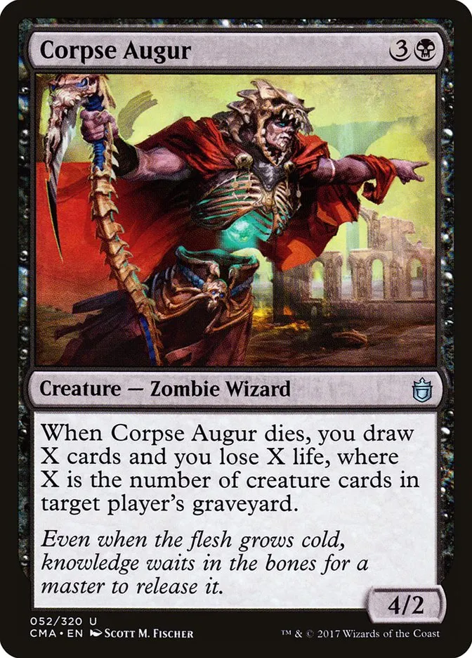 2017 Commander Anthology Corpse Augur uncommon #52 uncommon card image