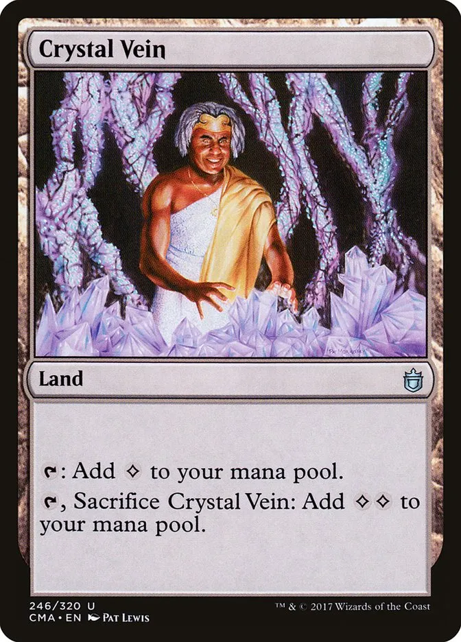 2017 Commander Anthology Crystal Vein uncommon #246 uncommon card image