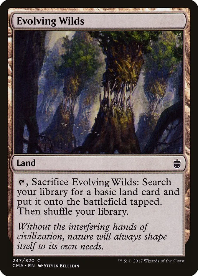 2017 Commander Anthology Evolving Wilds common #247 common card image