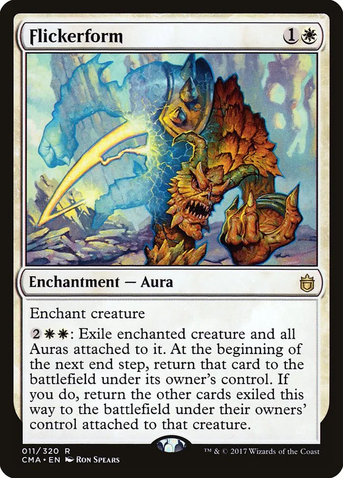 2017 Commander Anthology Flickerform rare #11 rare card image