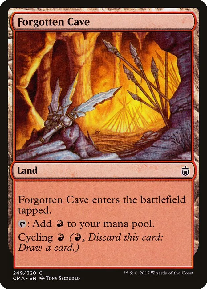 2017 Commander Anthology Forgotten Cave common #249 common card image