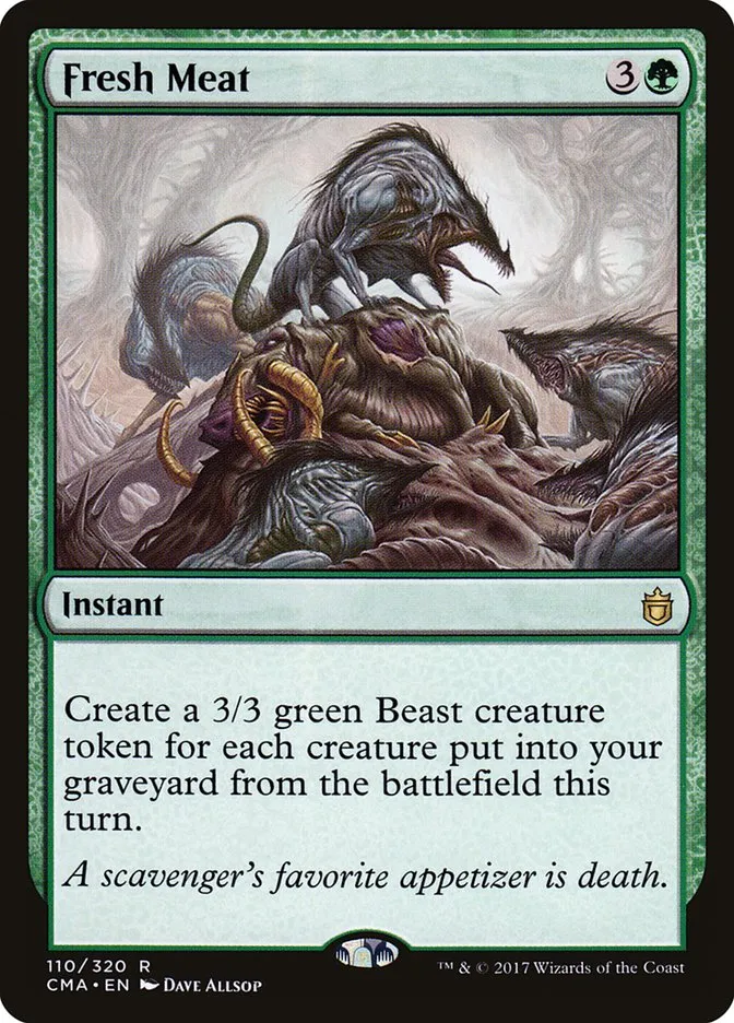 2017 Commander Anthology Fresh Meat #110 rare card image