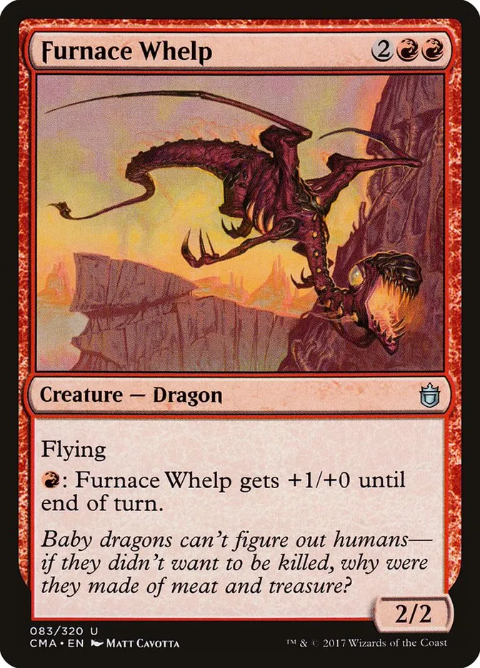 2017 Commander Anthology Furnace Whelp uncommon #83 uncommon card image