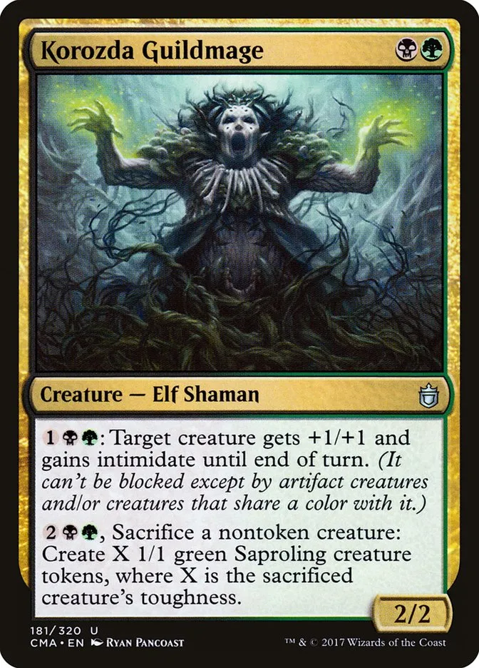 2017 Commander Anthology Korozda Guildmage uncommon #181 uncommon card image