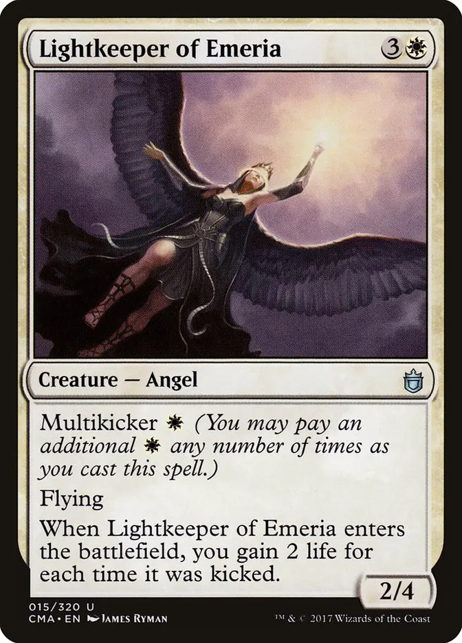 2017 Commander Anthology Lightkeeper of Emeria #15 uncommon card image