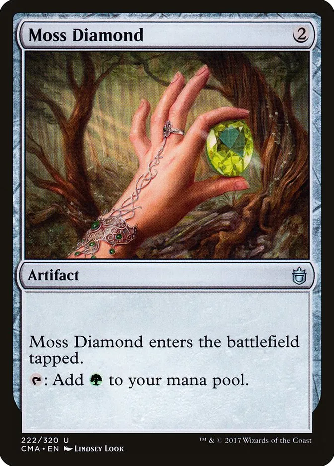 2017 Commander Anthology Moss Diamond uncommon #222 uncommon card image