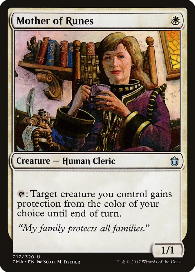 2017 Commander Anthology Mother of Runes #17 uncommon card image