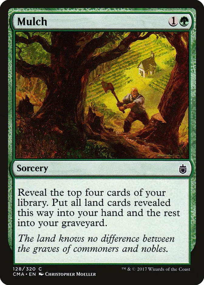 2017 Commander Anthology Mulch common #128 common card image