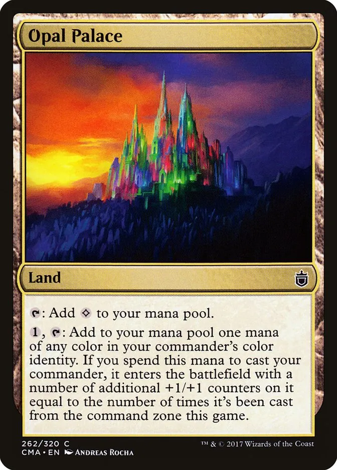 2017 Commander Anthology Opal Palace common #262 common card image
