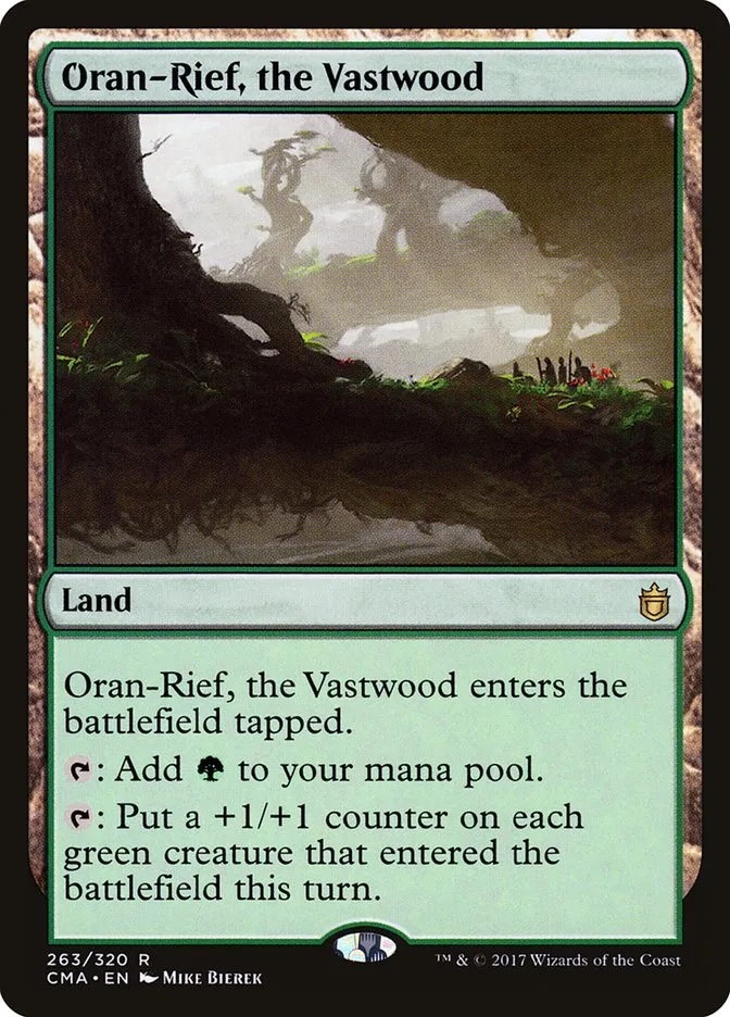 2017 Commander Anthology Oran-Rief, the Vastwood #263 rare card image