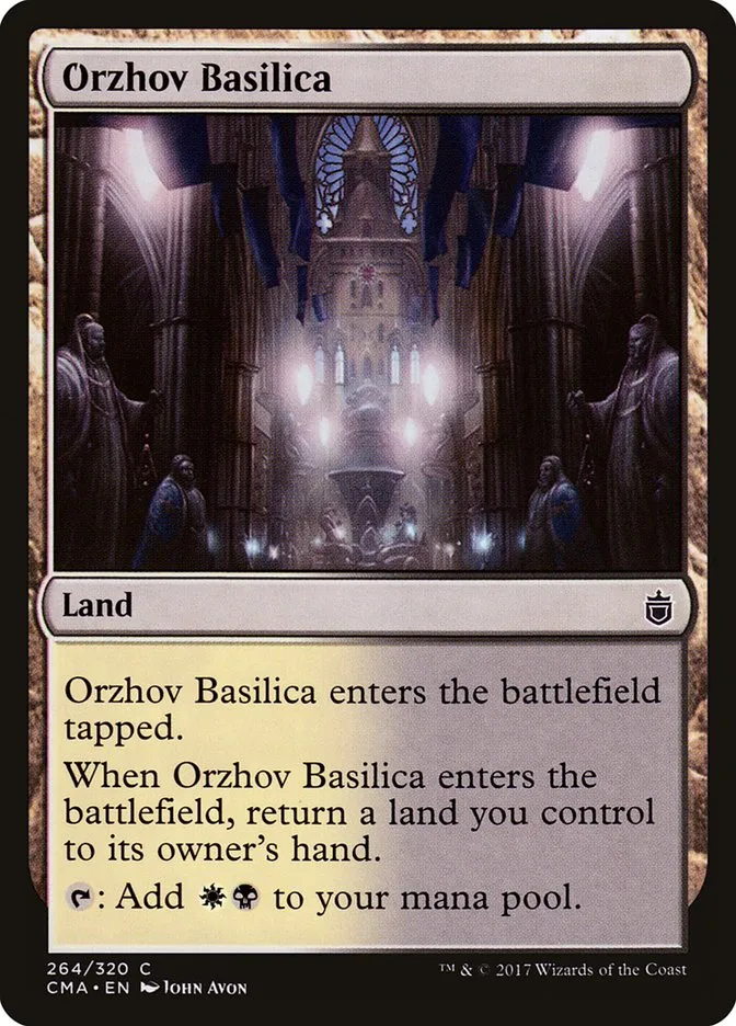 2017 Commander Anthology Orzhov Basilica #264 common card image