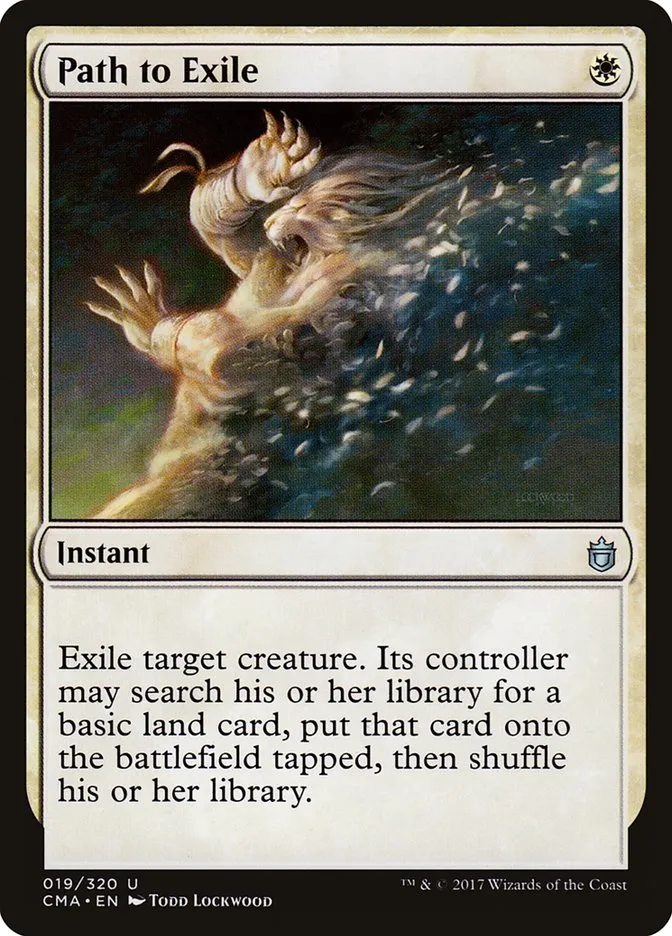 2017 Commander Anthology Path to Exile uncommon #19 uncommon card image