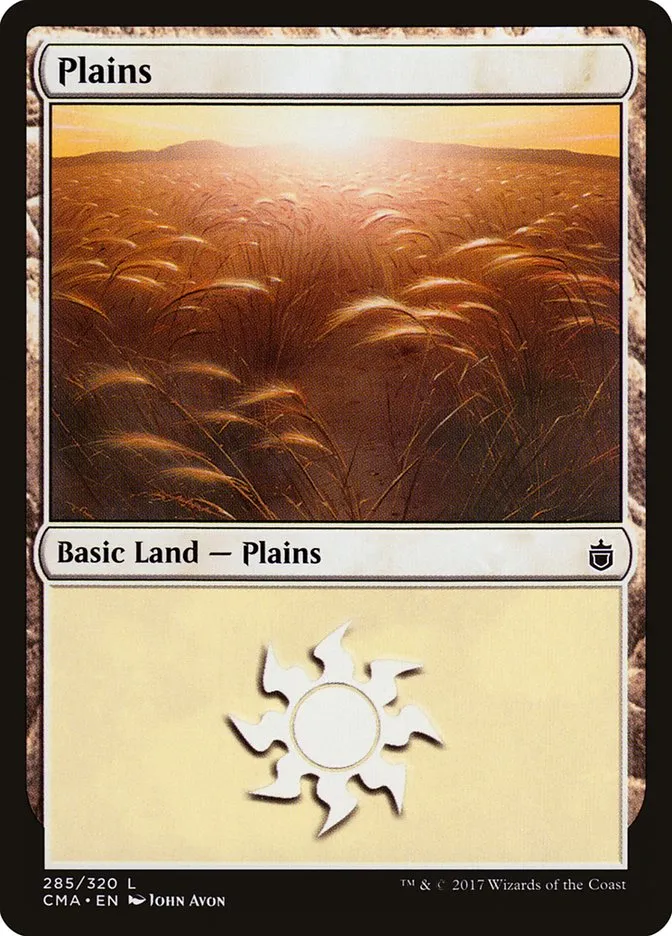 2017 Commander Anthology Plains common #285 common card image