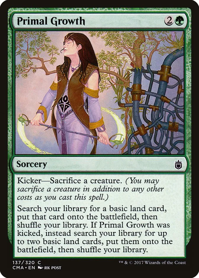 2017 Commander Anthology Primal Growth common #137 common card image