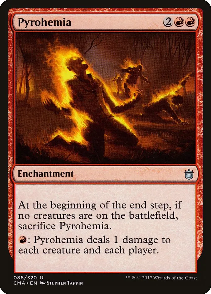 2017 Commander Anthology Pyrohemia uncommon #86 uncommon card image