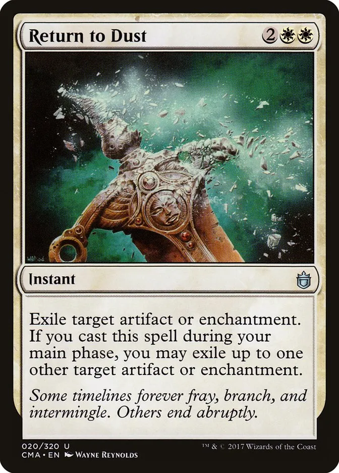 2017 Commander Anthology Return to Dust uncommon #20 uncommon card image