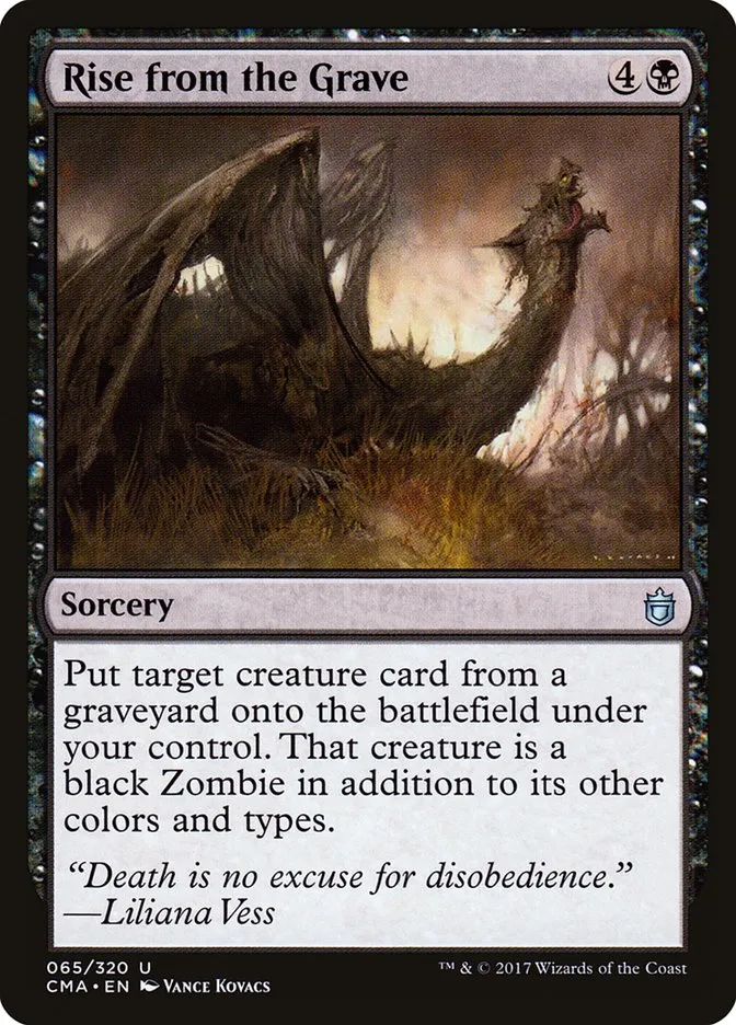 2017 Commander Anthology Rise from the Grave #65 uncommon card image