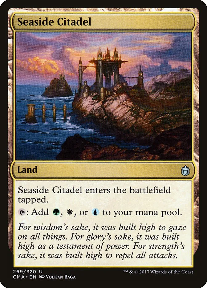 2017 Commander Anthology Seaside Citadel uncommon #269 uncommon card image