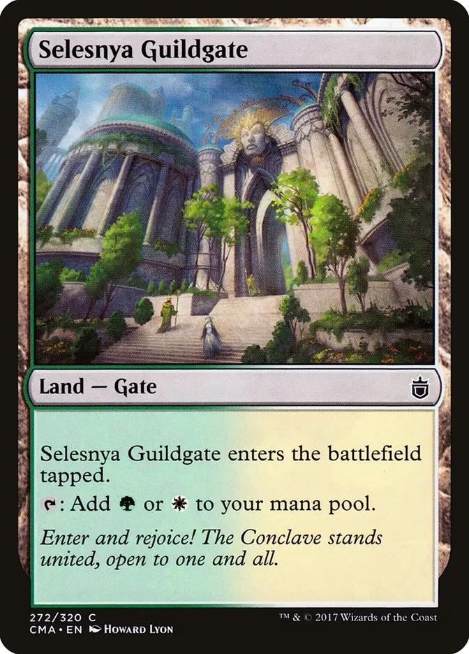 2017 Commander Anthology Selesnya Guildgate common #272 common card image