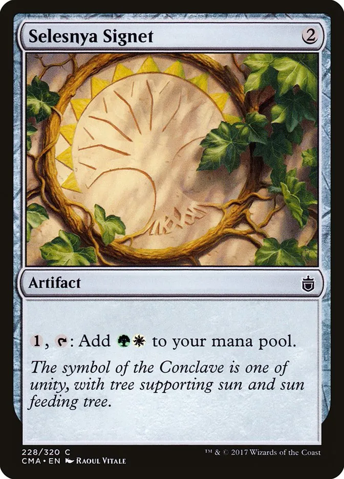 2017 Commander Anthology Selesnya Signet #228 common card image