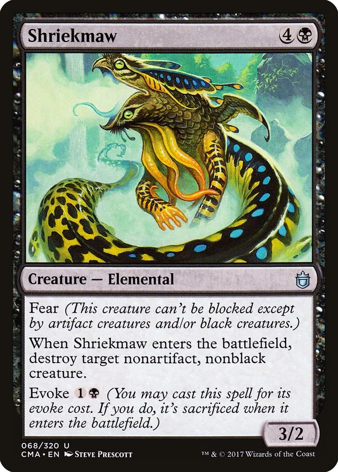 2017 Commander Anthology Shriekmaw uncommon #68 uncommon card image