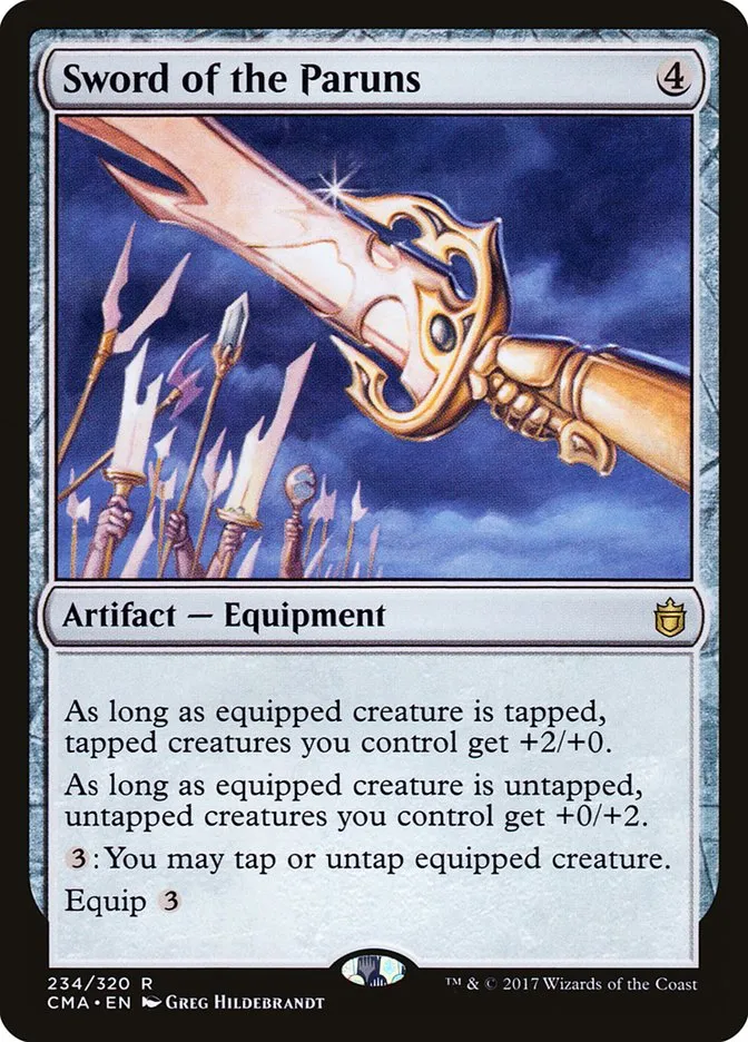 2017 Commander Anthology Sword of the Paruns #234 rare card image