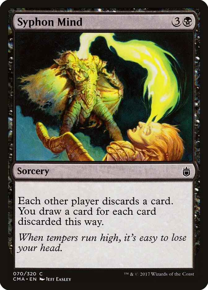 2017 Commander Anthology Syphon Mind common #70 common card image