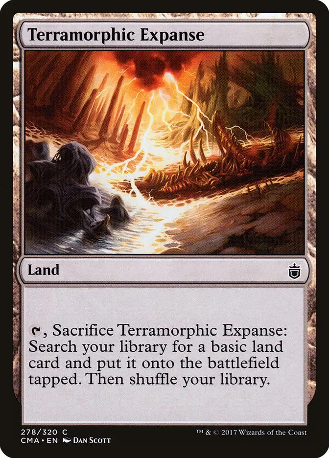 2017 Commander Anthology Terramorphic Expanse common #278 common card image
