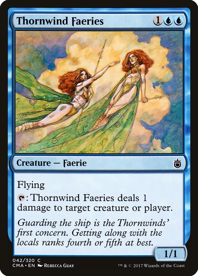 2017 Commander Anthology Thornwind Faeries common #42 common card image