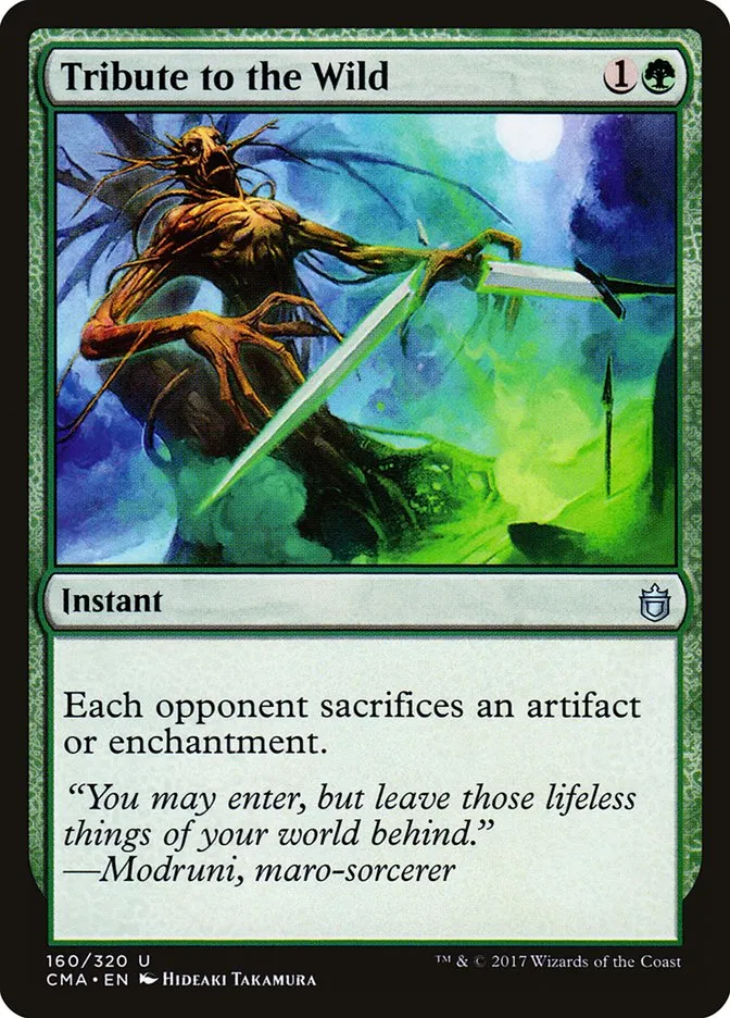 2017 Commander Anthology Tribute to the Wild #160 uncommon card image