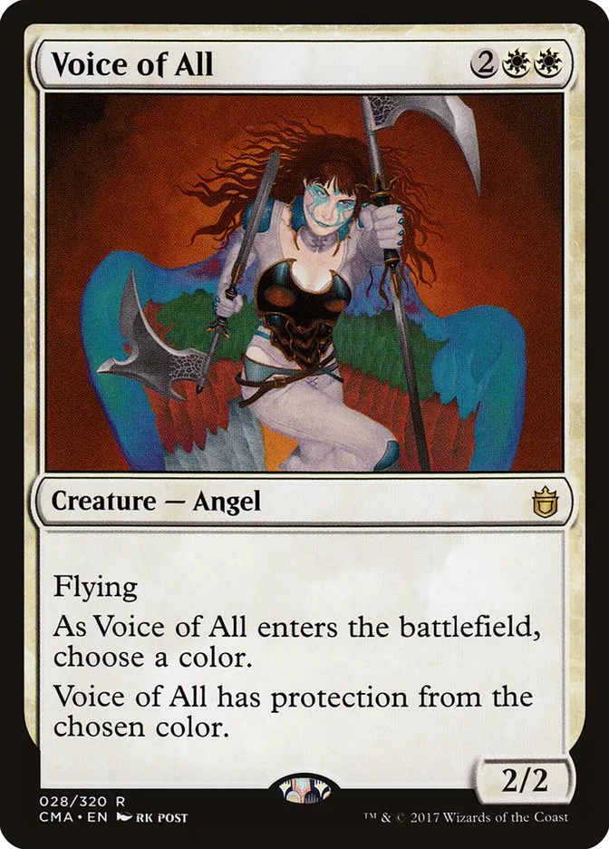 2017 Commander Anthology Voice of All #28 rare card image