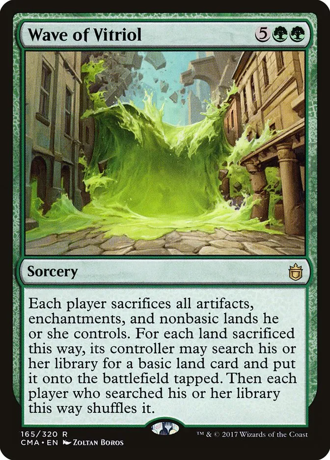 2017 Commander Anthology Wave of Vitriol #165 rare card image