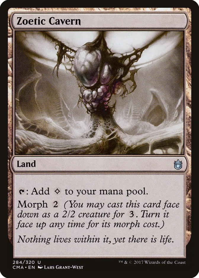 2017 Commander Anthology Zoetic Cavern uncommon #284 uncommon card image