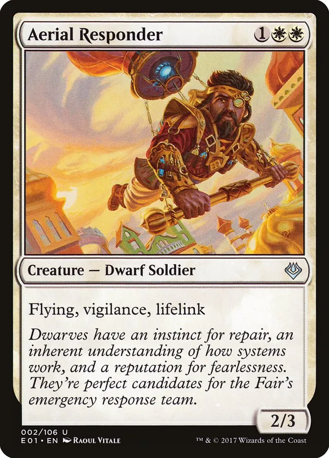 2017 Archenemy: Nicol Bolas Aerial Responder uncommon #2 uncommon card image