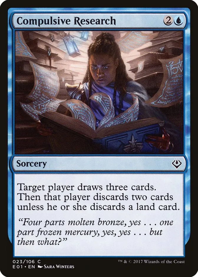 2017 Archenemy: Nicol Bolas Compulsive Research common #23 common card image