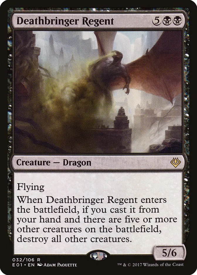 2017 Archenemy: Nicol Bolas Deathbringer Regent rare #32 rare card image