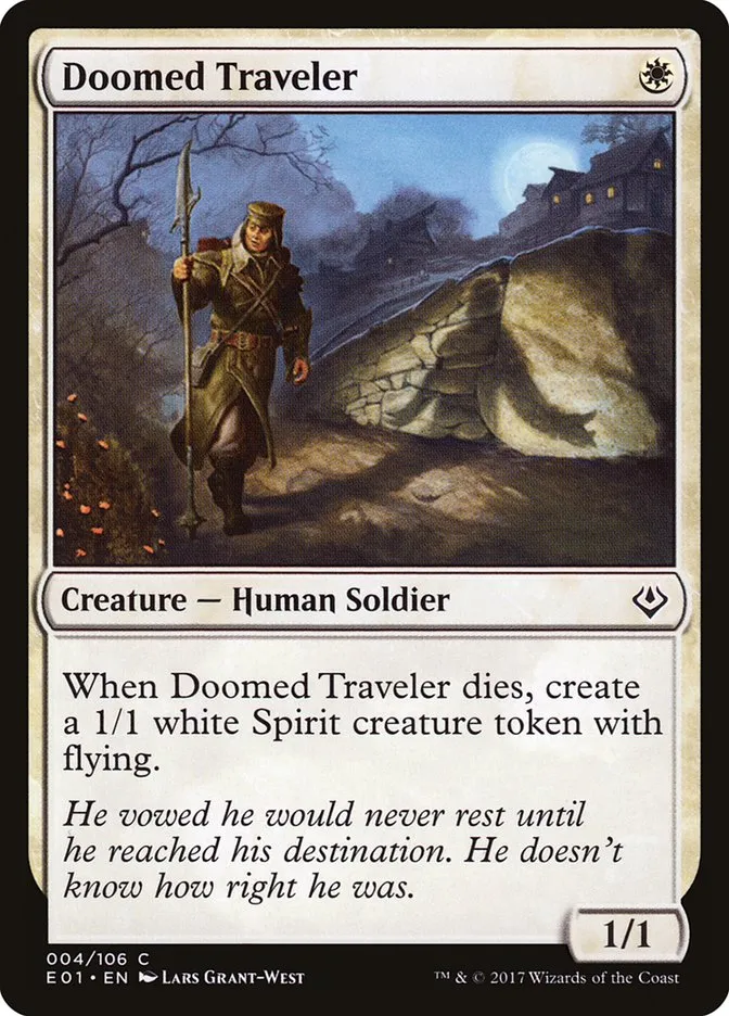 2017 Archenemy: Nicol Bolas Doomed Traveler common #4 common card image