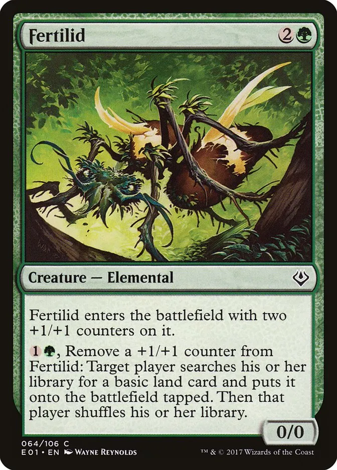2017 Archenemy: Nicol Bolas Fertilid common #64 common card image