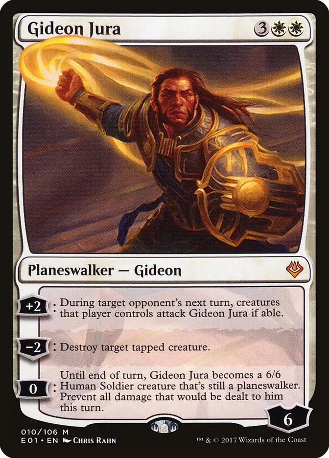 2017 Archenemy: Nicol Bolas Gideon Jura mythic #10 mythic card image