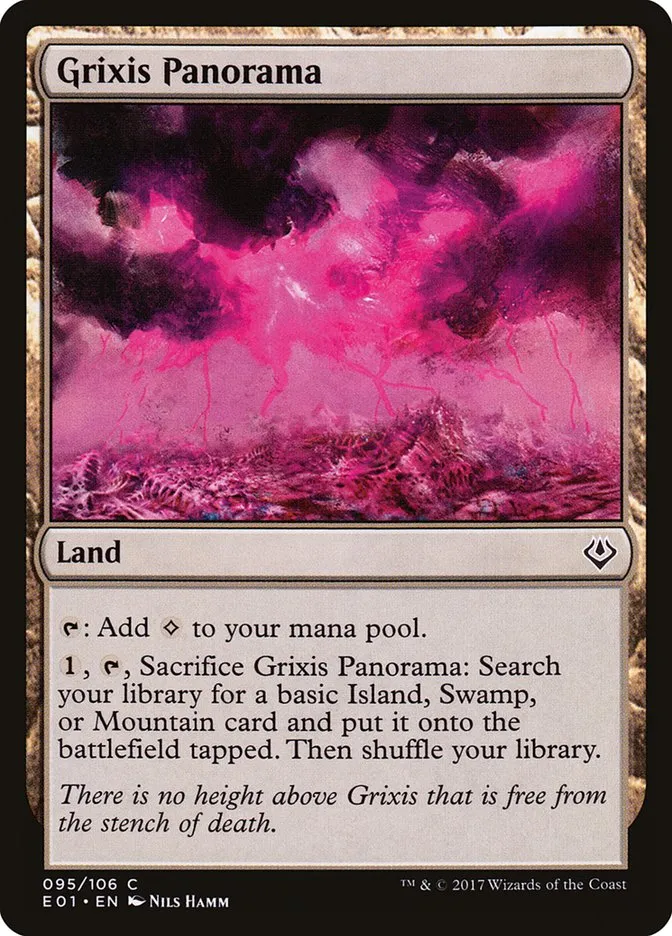 2017 Archenemy: Nicol Bolas Grixis Panorama common #95 common card image