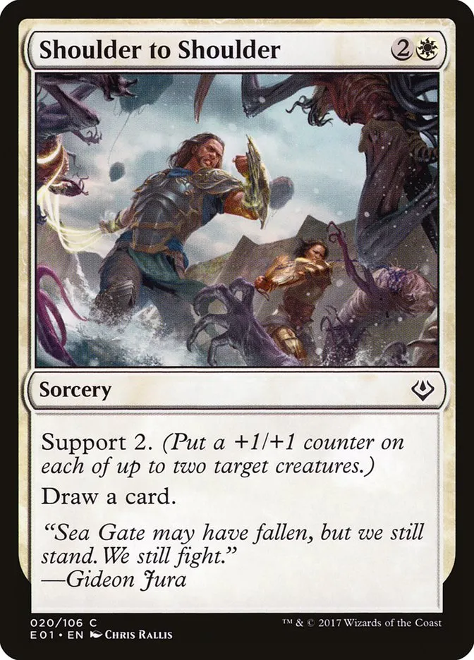 2017 Archenemy: Nicol Bolas Shoulder to Shoulder common #20 common card image