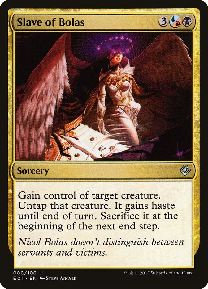 2017 Archenemy: Nicol Bolas Slave of Bolas #86 uncommon card image