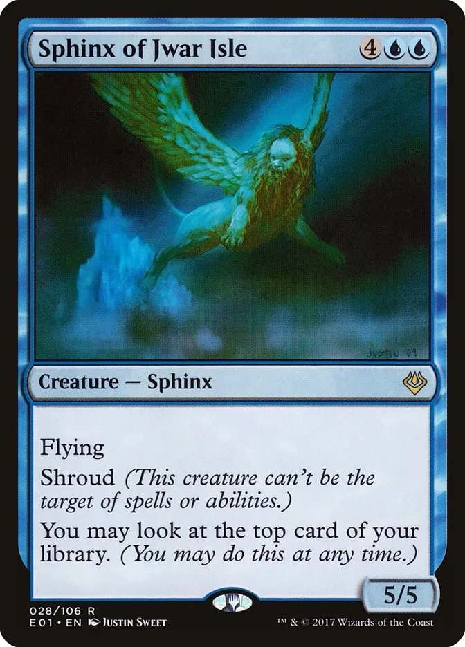 2017 Archenemy: Nicol Bolas Sphinx of Jwar Isle rare #28 rare card image