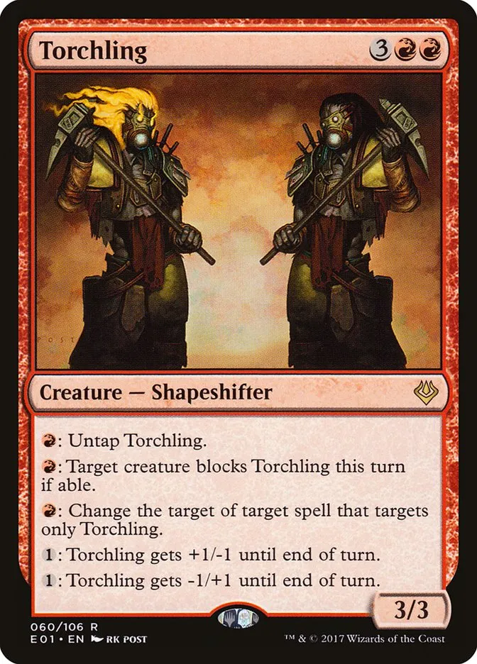 2017 Archenemy: Nicol Bolas Torchling rare #60 rare card image