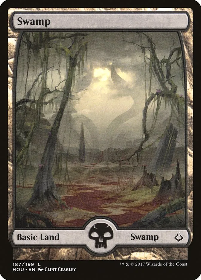 2017 Hour of Devastation Swamp #187 common card image
