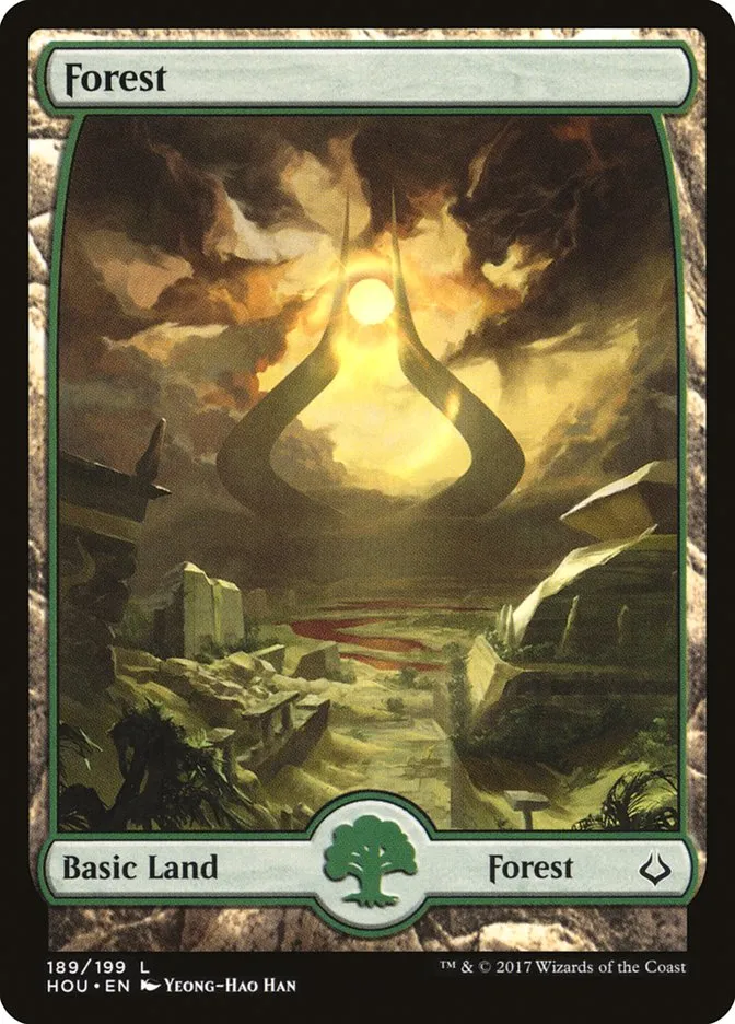 2017 Hour of Devastation Forest common #189 common card image