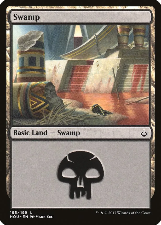 2017 Hour of Devastation Swamp #195 common card image