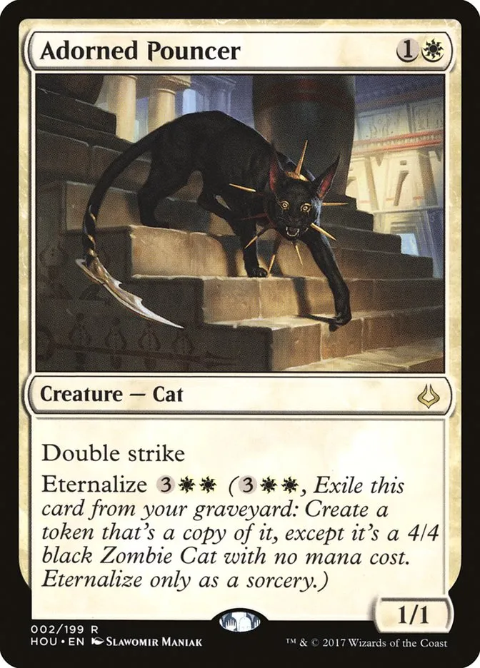 2017 Hour of Devastation Adorned Pouncer rare #2 rare card image