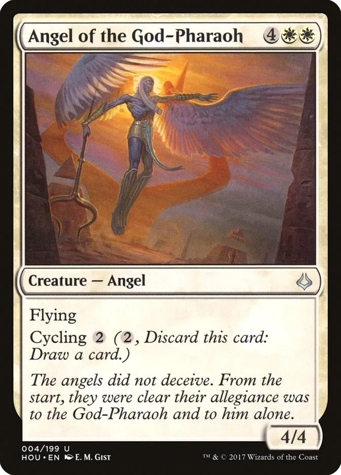 2017 Hour of Devastation Angel of the God-Pharaoh uncommon #4 uncommon card image